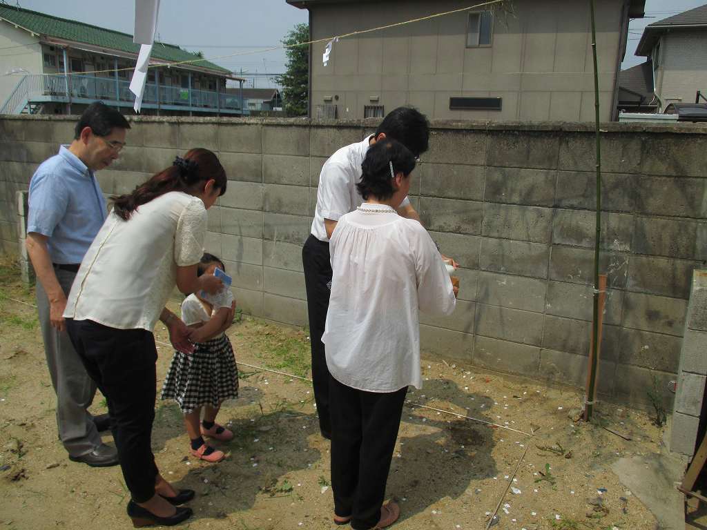 地鎮祭を行いました！