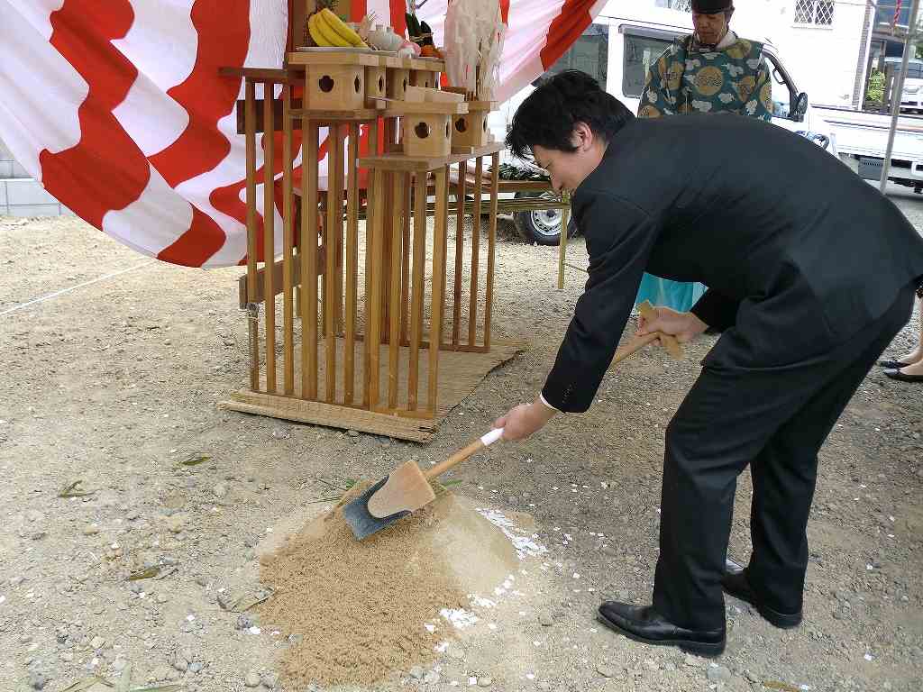 地鎮祭お疲れ様でした！