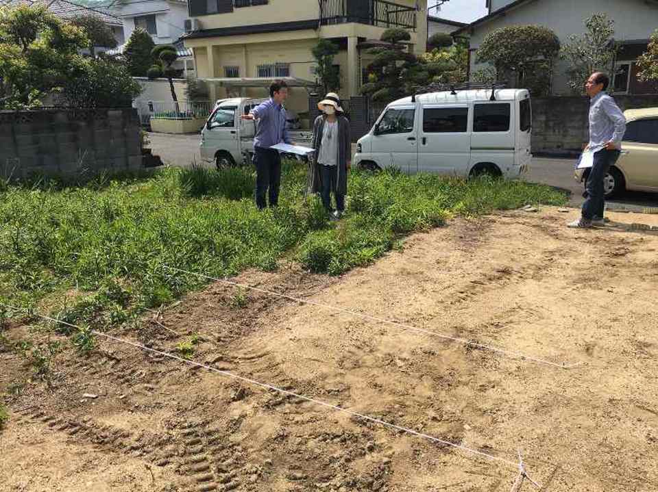 地縄確認を行いました♪