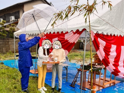 地鎮祭を行いました。