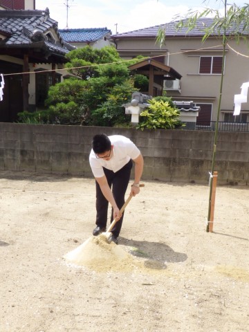 地鎮祭を行いました