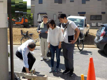 地縄確認を行います