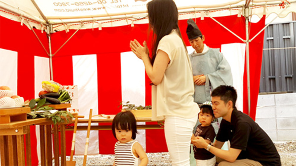 おめでとうございます！高槻市Tさま邸の地鎮祭