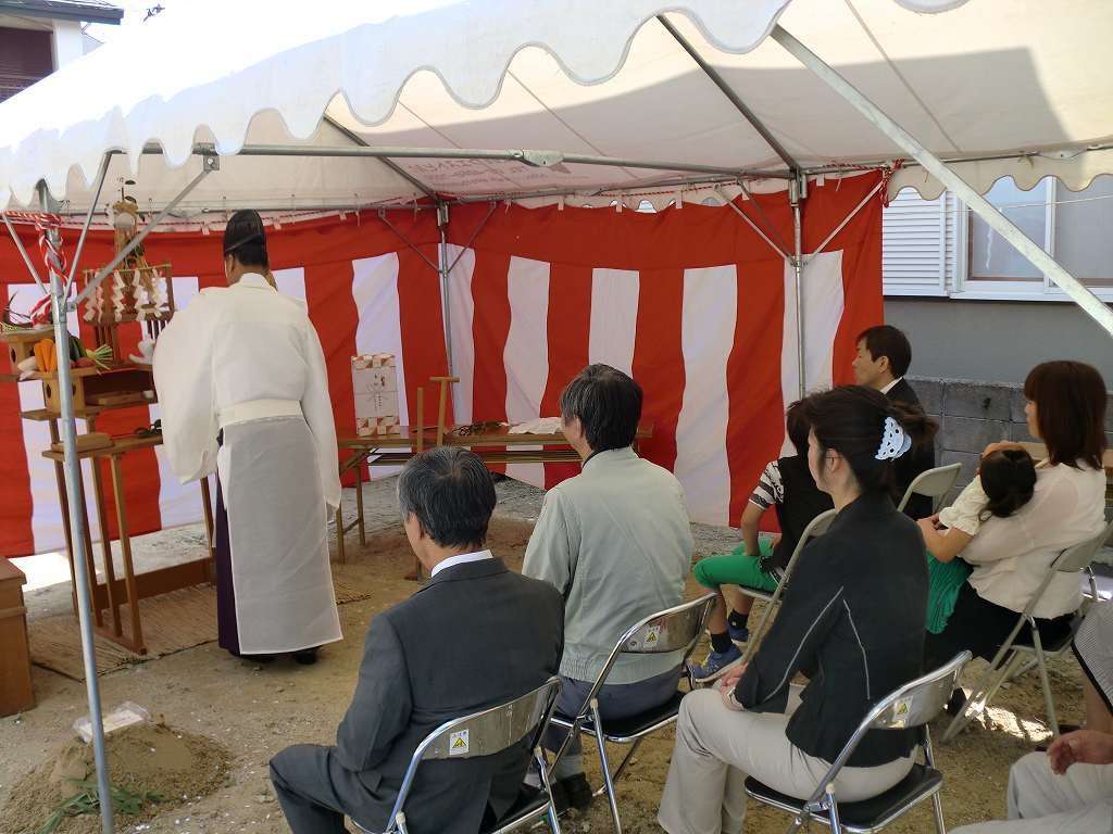 地鎮祭を行いました！